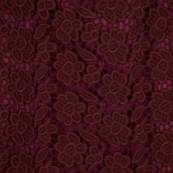 MaxMara Weekend Plum Lace Skirt Size 6 - Picture 2 of 6